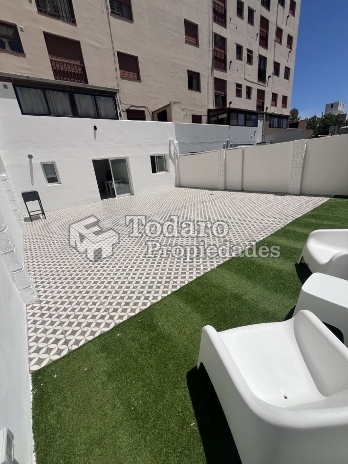 Excelente 3 ambientes a estrenar + 90 metros de terraza propia 