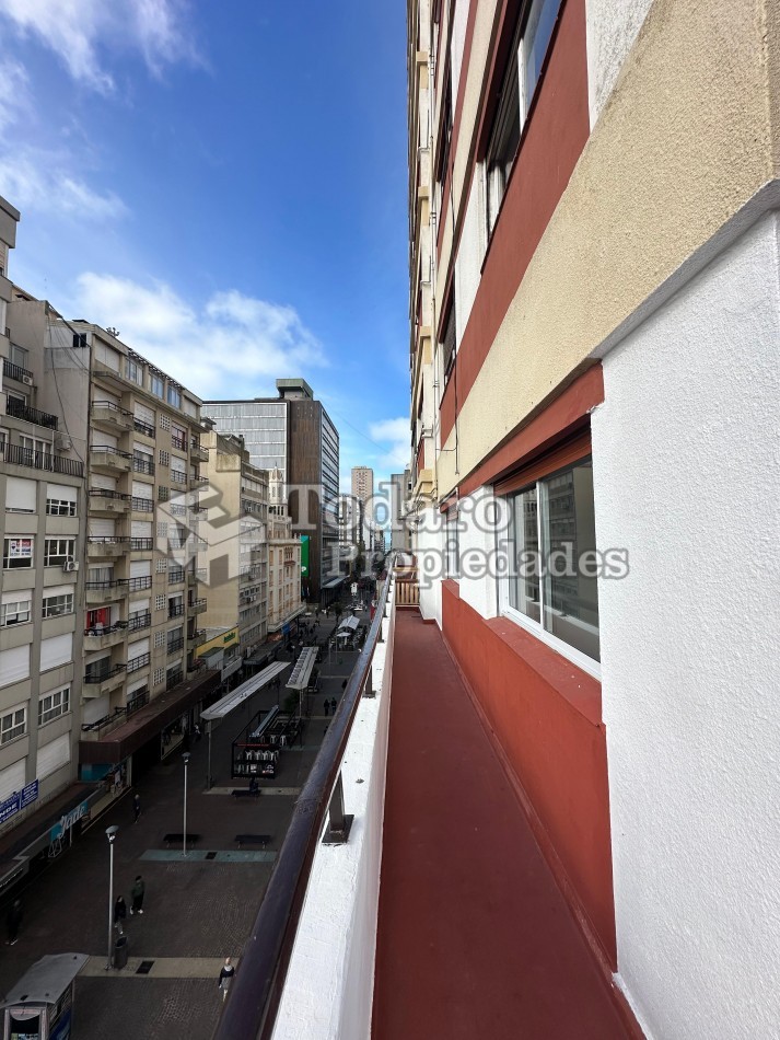 Departamento 4 ambientes a la calle con balcon terraza y Cochera. Zona Centro.